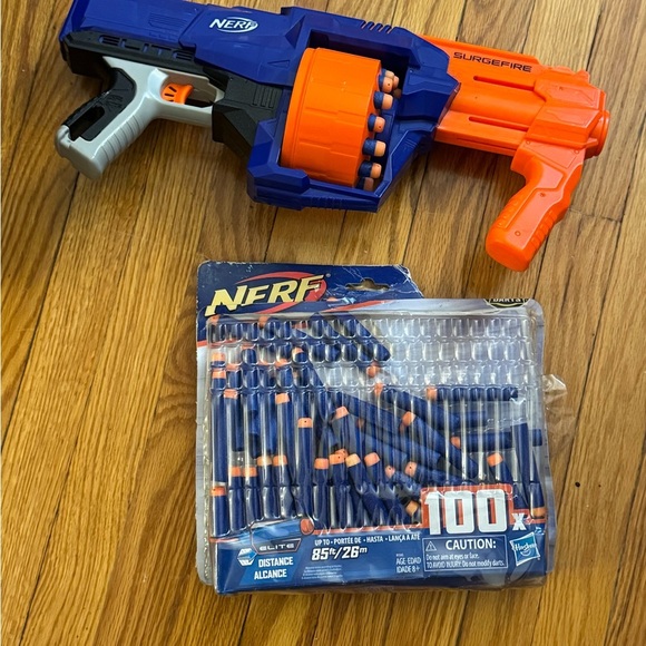 Nerf Action Blaster Blue and Orange Playset - Picture 3 of 3